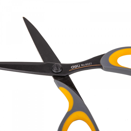 Foarfeca Birou 17.5Cm Neagra Profesionala Deli [1]