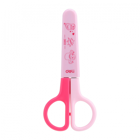 Foarfeca Scolara 12Cm Cu Protectie Plastic Deli [4]