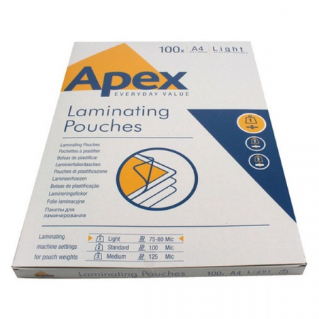 Aparatura pentru birou - Folie A4 80 Microni 100/Top Apex