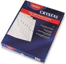 Folii - Folie protectie A4 100buc/set 90 microni Cristal Noki