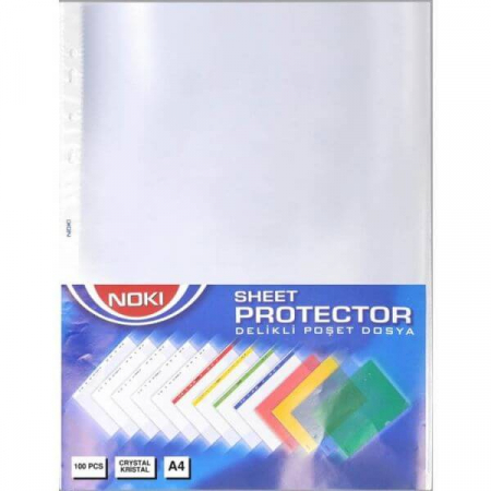 Folii - Folie protectie Noki, A4, cristal, 45 microni, 100 buc/set