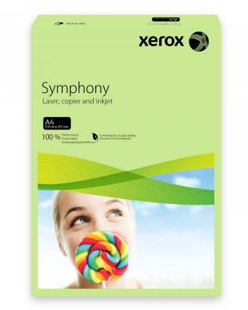 Hartie copiator colorata - Hartie Copiator A4 Verde Pal 80G 500/Top Xerox