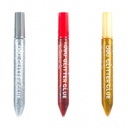 Lipici Lichid Glitter Clasic 3 Culori*12Ml Deli [3]