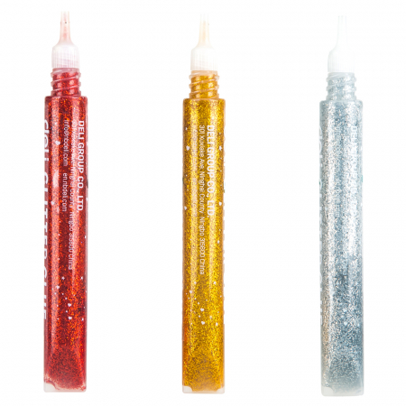 Lipici Lichid Glitter Clasic 3 Culori*12Ml Deli [4]