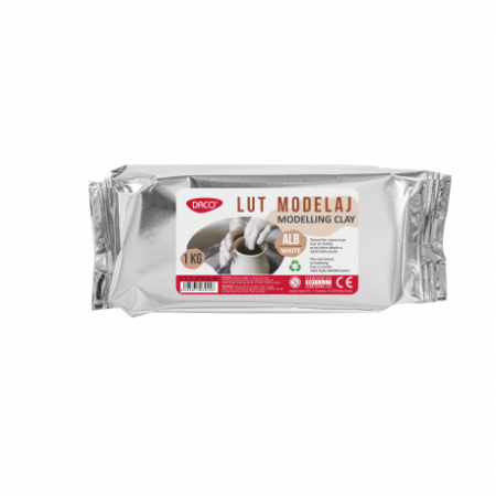 Accesorii craft - Lut Modelaj 1Kg Alb Daco Lt1000W