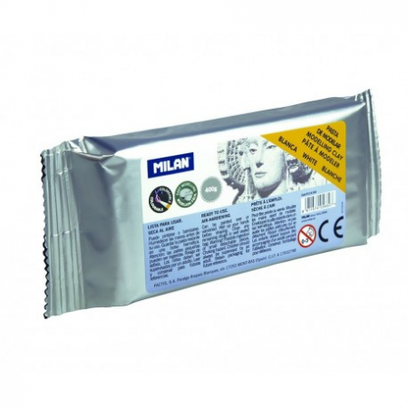 Accesorii craft - Lut Pentru Modelaj Alb 400G Milan Cod 9114104