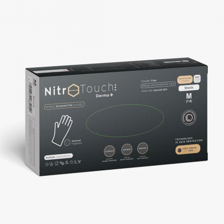 Manuși Nitril Medicale – Nitro Touch Derma Plus Black [1]