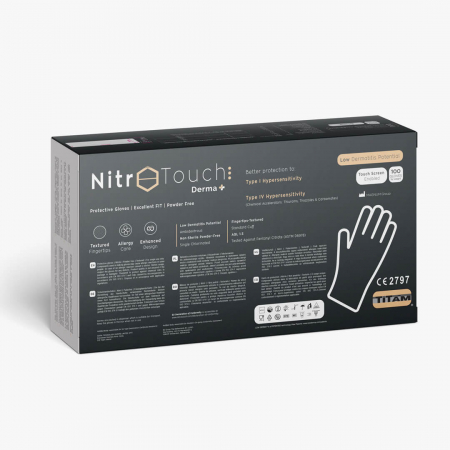 Manuși Nitril Medicale – Nitro Touch Derma Plus Black [2]