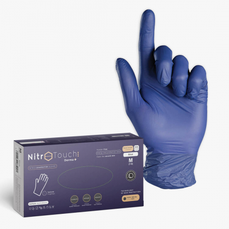 Manusi - Manuși Nitril Medicale – Nitro Touch Derma Plus Blue