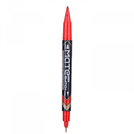 Marker Cd 2 Capete 0.5/1Mm Rosu Deli [1]