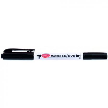 Markere - Marker Cd/Dvd Doua Capete Daco Negru Mk301