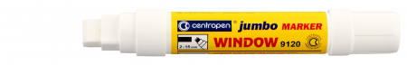 Markere creta - Marker Creta Lichida Alba Jumbo 2-15Mm 9120 Centropen