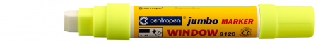 Markere creta - Marker Creta Lichida Galben Jumbo 2-15Mm 9120 Centropen