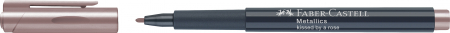 Markere permanente - Marker Metallics Rose Faber-Castell