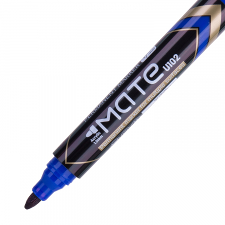 Markere permanente - Marker Permanent Albastru Varf Rotund 1.5Mm Mate Deli