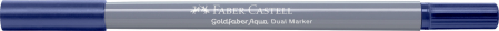 Marker Solubil 2 Capete Goldfaber Albastru Indian 247 Faber-Castell [1]