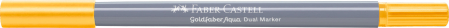 Marker Solubil 2 Capete Goldfaber Galben Crom Mediu 208 Faber-Castell [1]