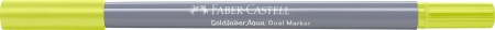 Marker Solubil 2 Capete Goldfaber Galben Lime 206 Faber-Castell [1]