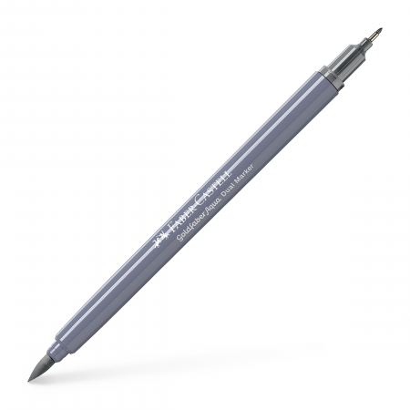 Markere speciale pentru desen - Marker Solubil 2 Capete Goldfaber Gri Cald I 230 Faber-Castell