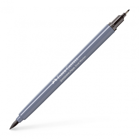 Markere speciale pentru desen - Marker Solubil 2 Capete Goldfaber Gri Rece Iv 233 Faber-Castell