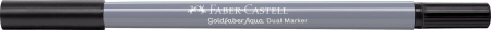 Marker Solubil 2 Capete Goldfaber Negru Inchis 199 Faber-Castell [2]