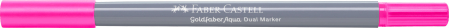 Marker Solubil 2 Capete Goldfaber Roz Purpuriu Deschis 128 Faber-Castell [1]