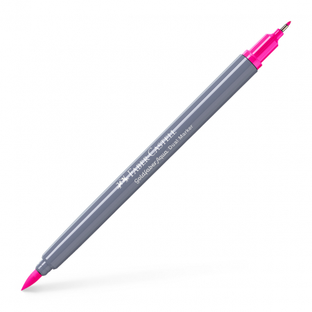 Arta si grafica - Marker Solubil 2 Capete Goldfaber Roz Purpuriu Deschis 128 Faber-Castell