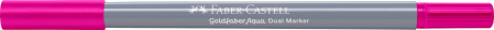 Marker Solubil 2 Capete Goldfaber Roz Purpuriu Mediu 125 Faber-Castell [1]