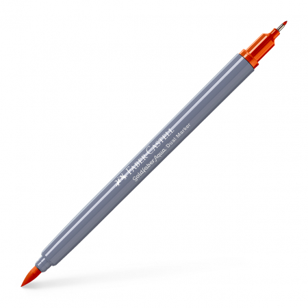 Arta si grafica - Marker Solubil 2 Capete Goldfaber Teracota 186 Faber-Castell