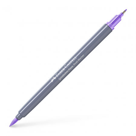 Arta si grafica - Marker Solubil 2 Capete Goldfaber Violet Deschis 139 Faber-Castell