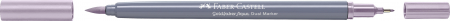 Arta si grafica - Marker Solubil 2 Capete Goldfaber Violet Zambila 282 Faber-Castell