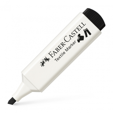 Markere textile - Marker Textil Negru Faber-Castell