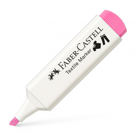 Markere textile - Marker Textil Roz Faber-Castell