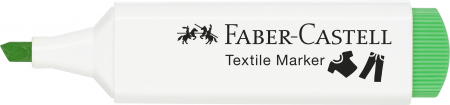 Markere textile - Marker Textil Verde Neon Faber-Castell