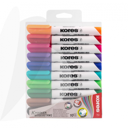 Markere pentru tabla - Marker Whiteboard 10/Set 3Mm Cutie Plastic Kores