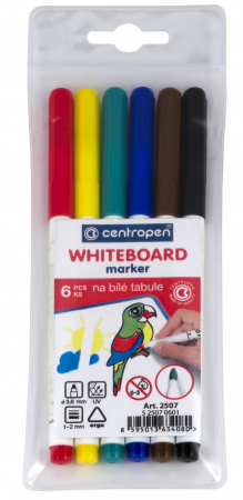 Markere pentru tabla - Marker Whiteboard 6/Set 1-2Mm 2507 Centropen