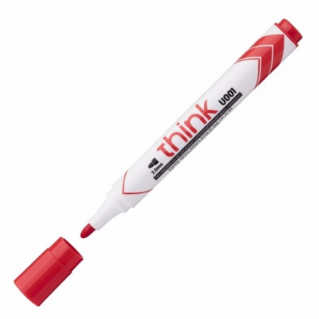 Markere pentru tabla - Marker Whiteboard Rosu 2Mm Deli
