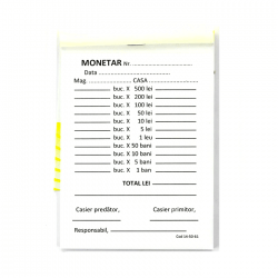 Tipizate - Monetar 2Exemplare Autocopiativ