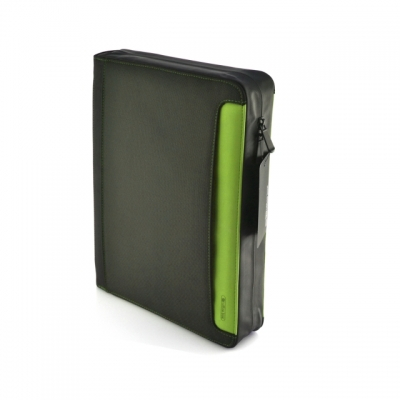 Decapsatoare - Organizator tip servieta OFFICE BOX negru cu verde