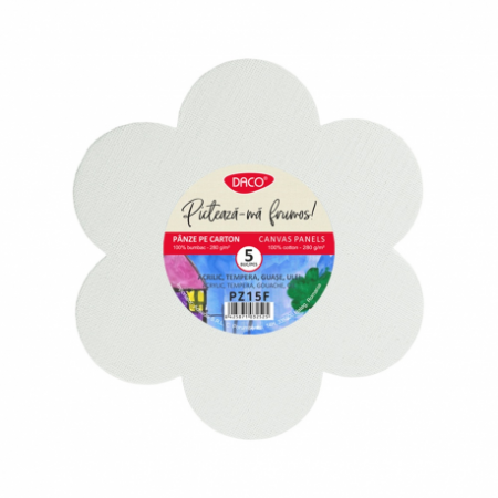 Arta si grafica - Panza Pictura Pe Carton Set 5 Floare Pz15F