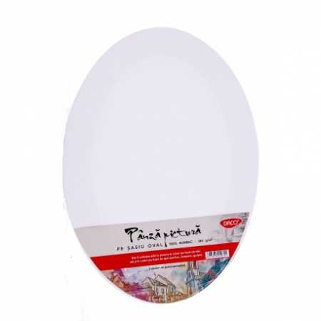 Arta si grafica - Panza Pictura Pe Sasiu Oval 46X65Cm Daco Pzo4665