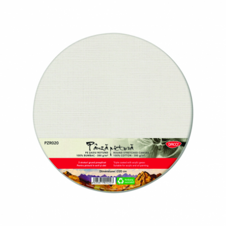 Panza pictura - Panza Pictura Pe Sasiu Rotund 20Cm Daco Pzr020