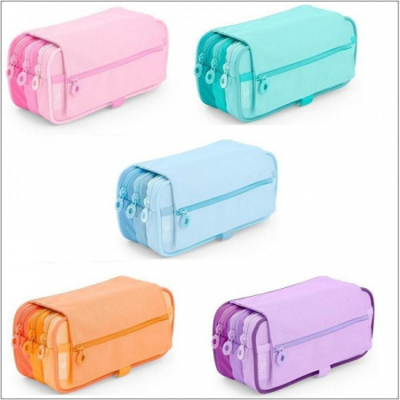 Penare - Penar Colorine Blush Pastel 3 compartimente