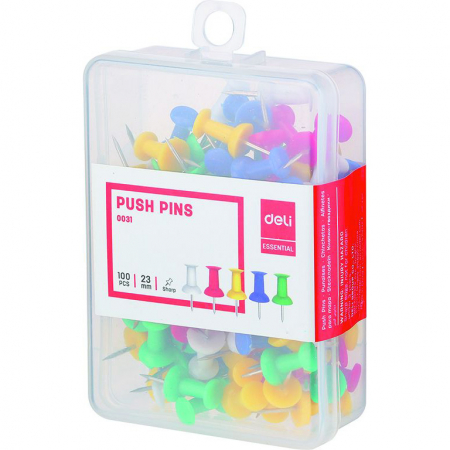 Accesorii table - Pioneze Panou Pluta 100 Buc/Set Deli