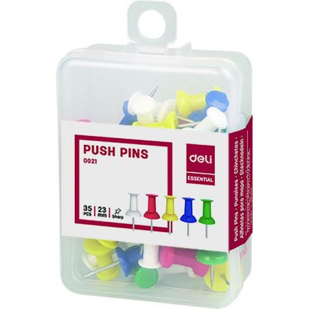 Accesorii table - Pioneze Panou Pluta 35 Buc/Set Deli