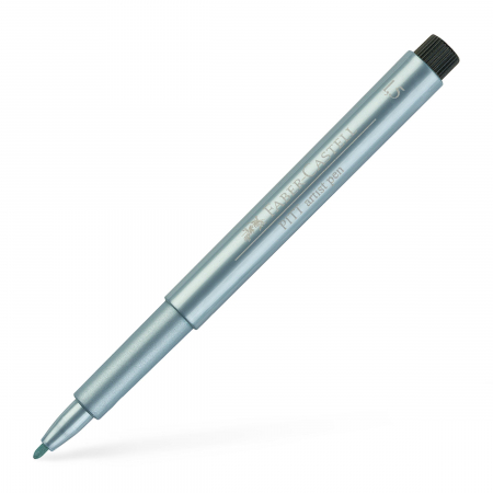 Pitt Artist Pen Albastru Metalizat Faber-Castell [1]