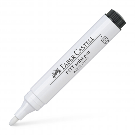Pitt Artist Pen Big Brush Alb Faber-Castell [1]