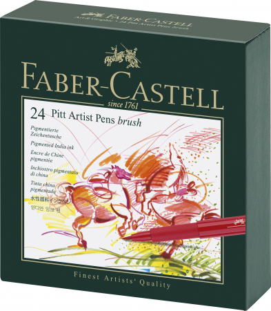 Pitt artist pen - Pitt Artist Pen Cutie Studio 24 Buc Faber-Castell