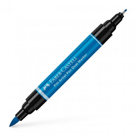 Arta si grafica - Pitt Artist Pen Dual Marker Albastru Phtalo 110 Faber-Castell