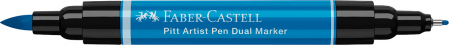 Pitt Artist Pen Dual Marker Albastru Phtalo 110 Faber-Castell [1]